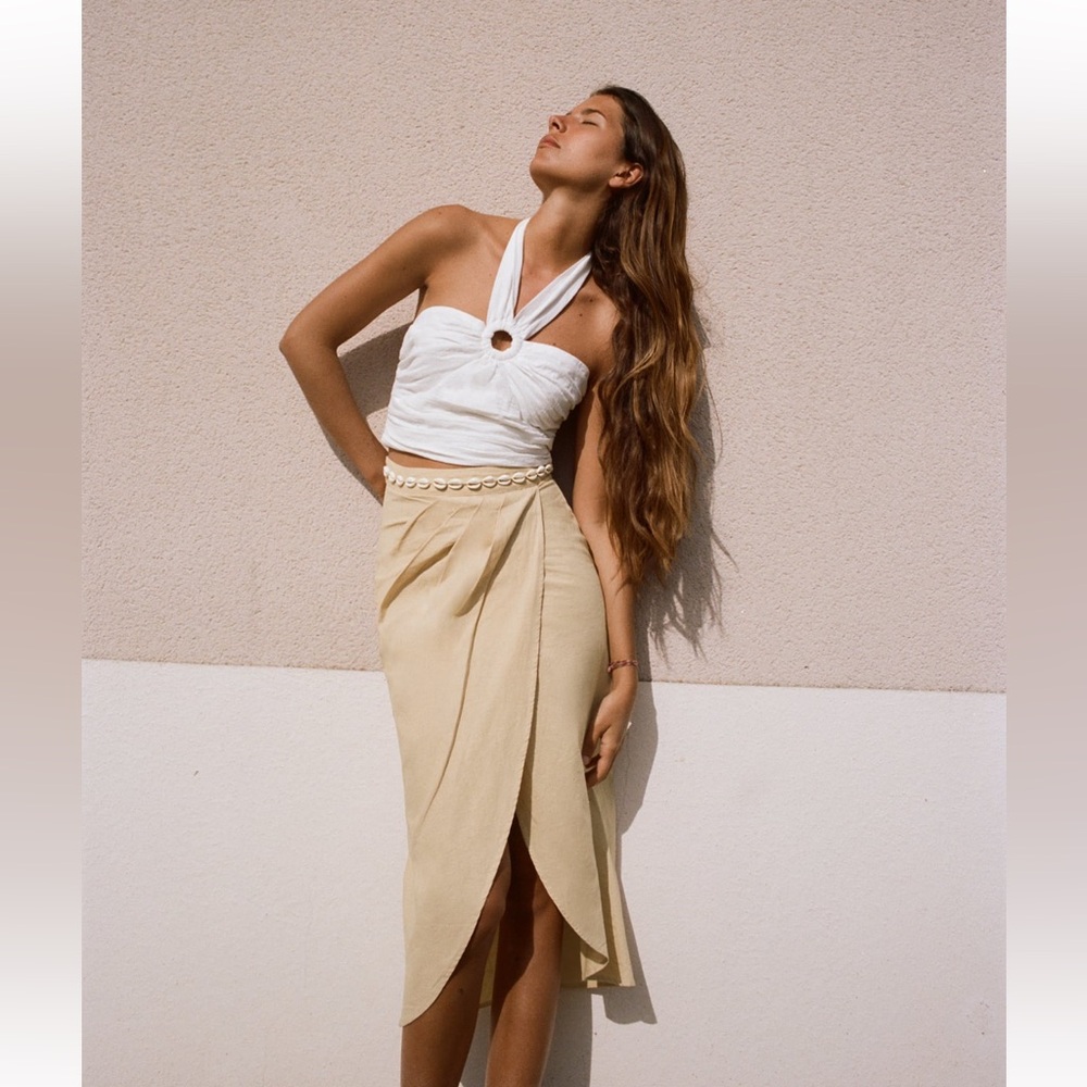 Zara Shell Waist Skirt